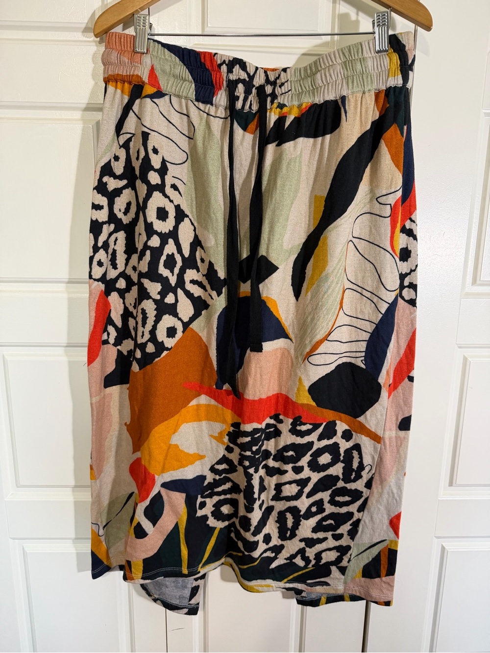Anthropologie Multicolor Abstract Pencil Skirt